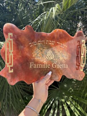 Plateau a Pain Rouille et Or